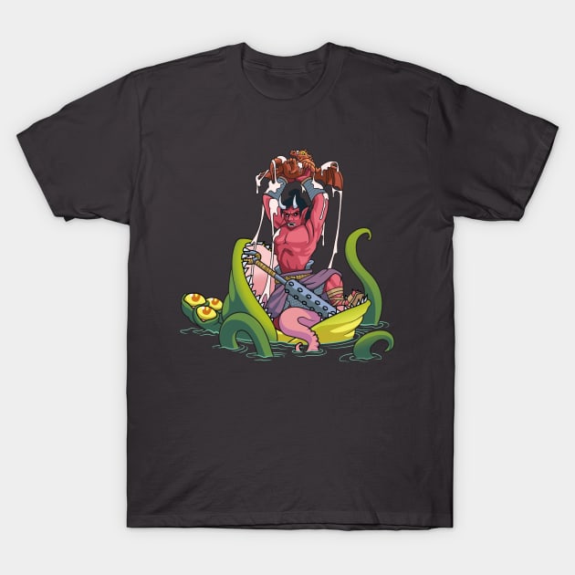 Oni The Brave Venture Here T-Shirt by GiveNoFox